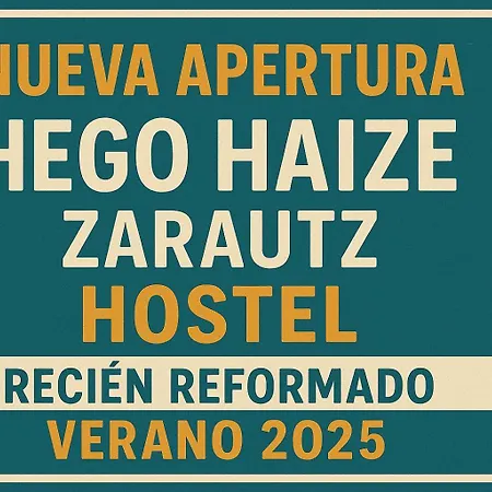 Hego Haize Zarautz Hostel بيت شباب